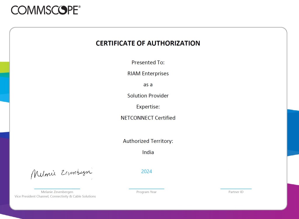 RIAM is an authorized CommScope Partner